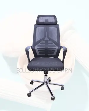 Headrest Office Chair • Office-Ready Style, Breathable Mesh Airflow