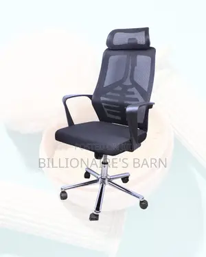 Headrest Office Chair • Office-Ready Style, Breathable Mesh Airflow
