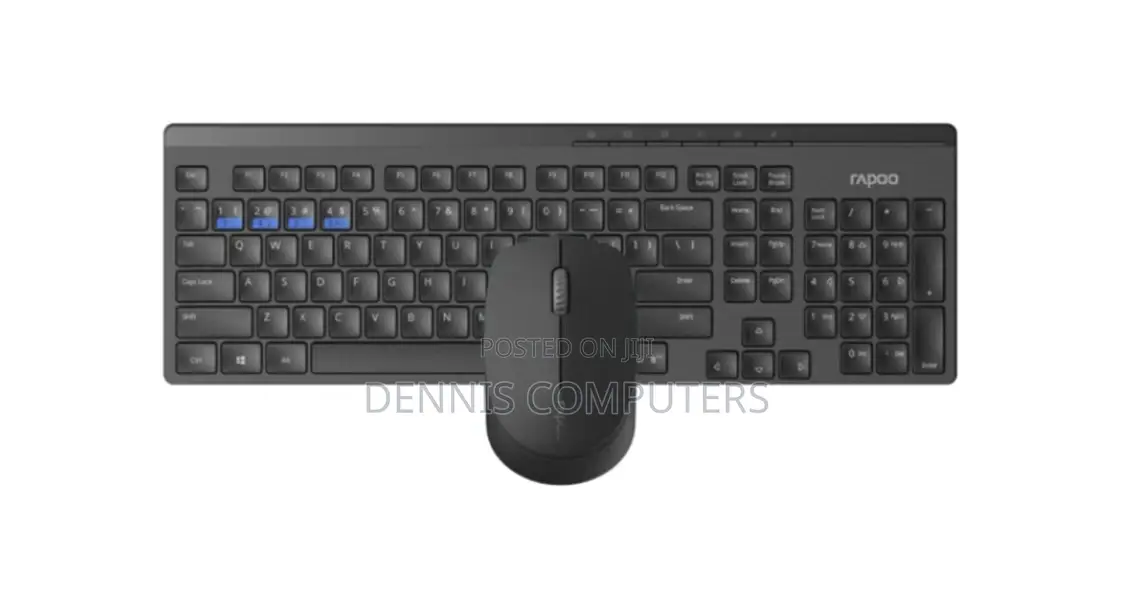 Rapoo Multi-Mode Wireless Keyboard Mouse 8110m