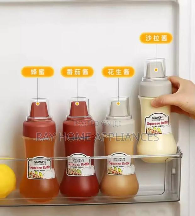 Sauce Squeeze Bottle Refillable Condiment Container Kitchen Tools - thumbnail 8