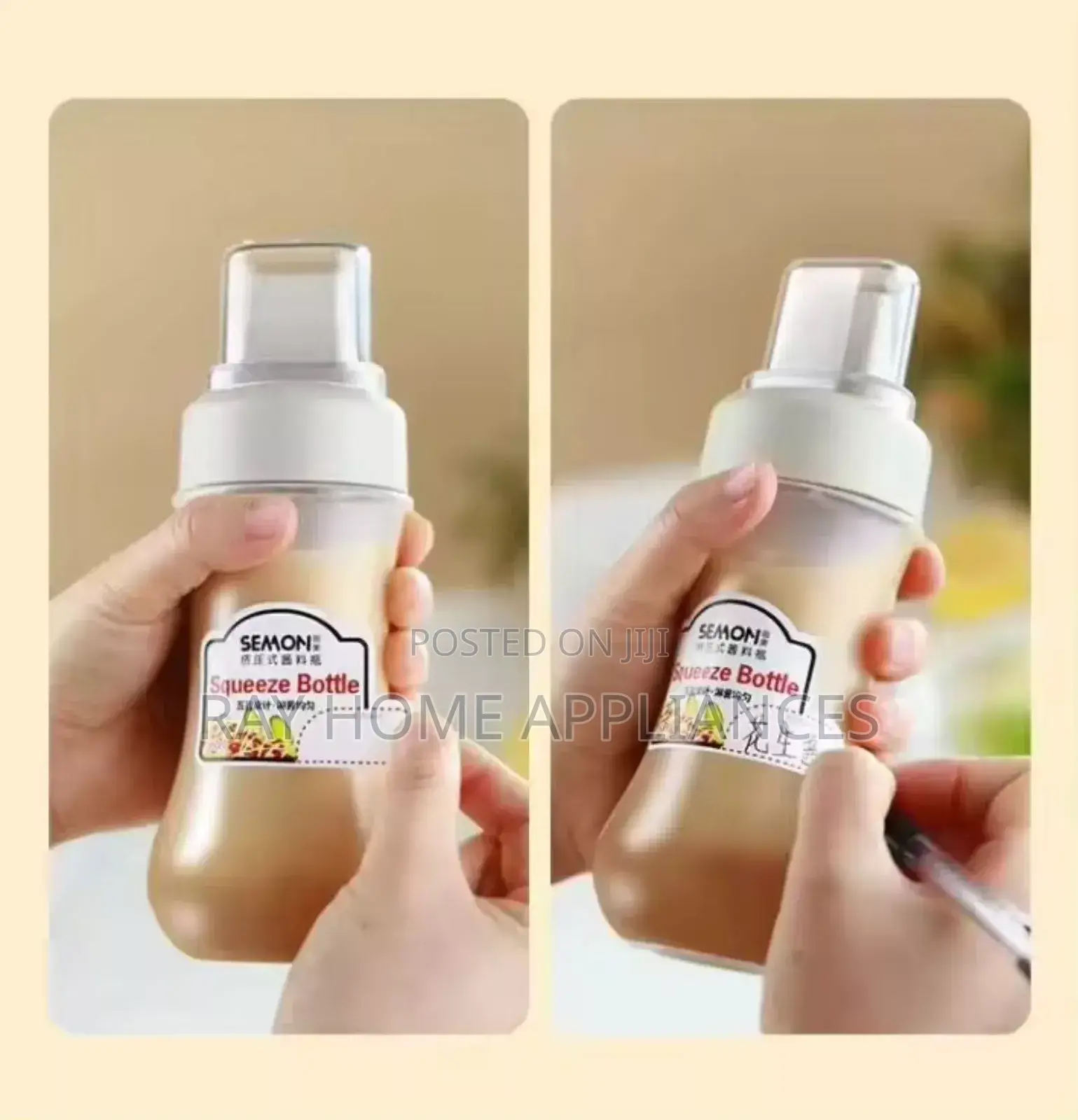 Sauce Squeeze Bottle Refillable Condiment Container Kitchen Tools
