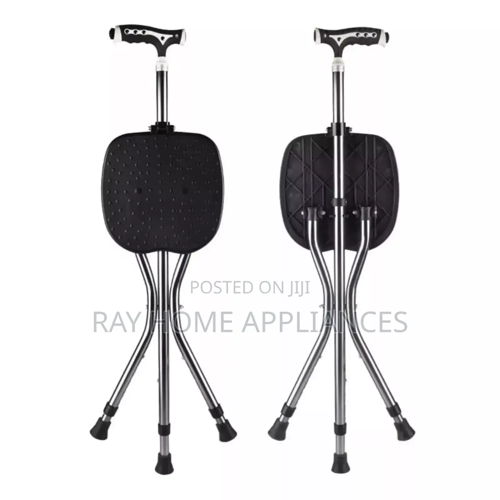 2 in 1 Elderly Walking Stick Cum Stool