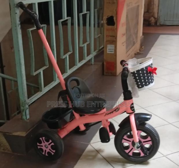 Kids Tricycle With Push Handle - main view