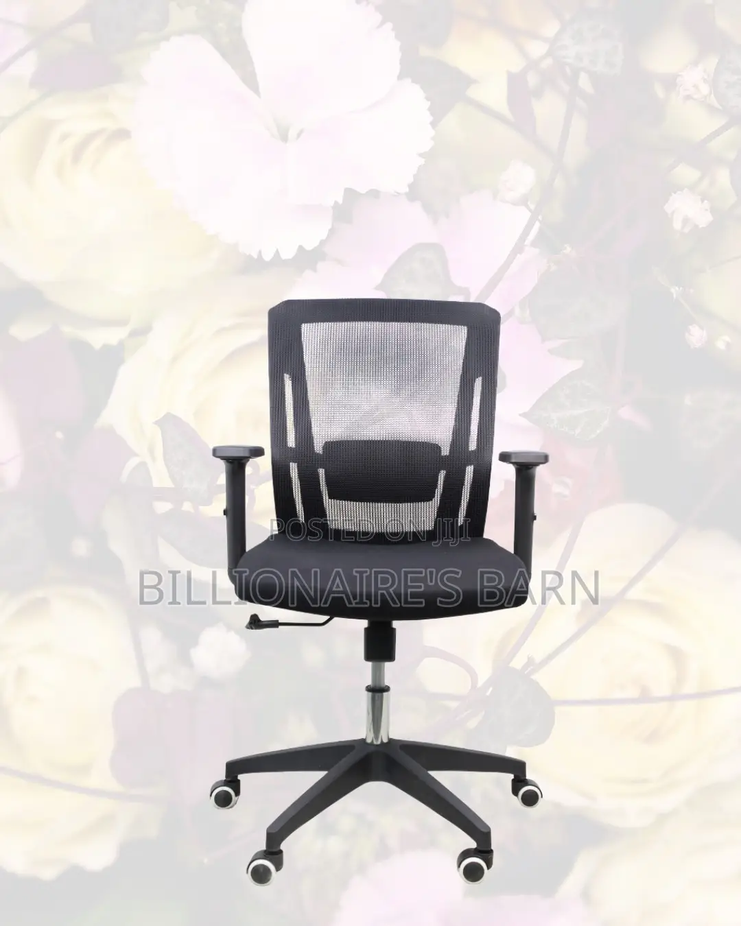 Barn Origin Office Chair Mid-Back Nylon Base • Neat Professional Look