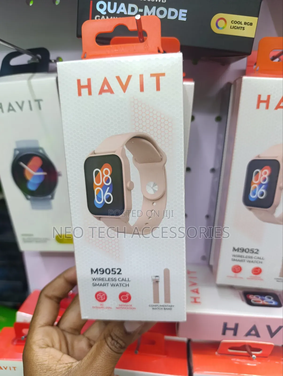 Havit M9052 Wireless Call Smart Watch ( With Extra Strap)