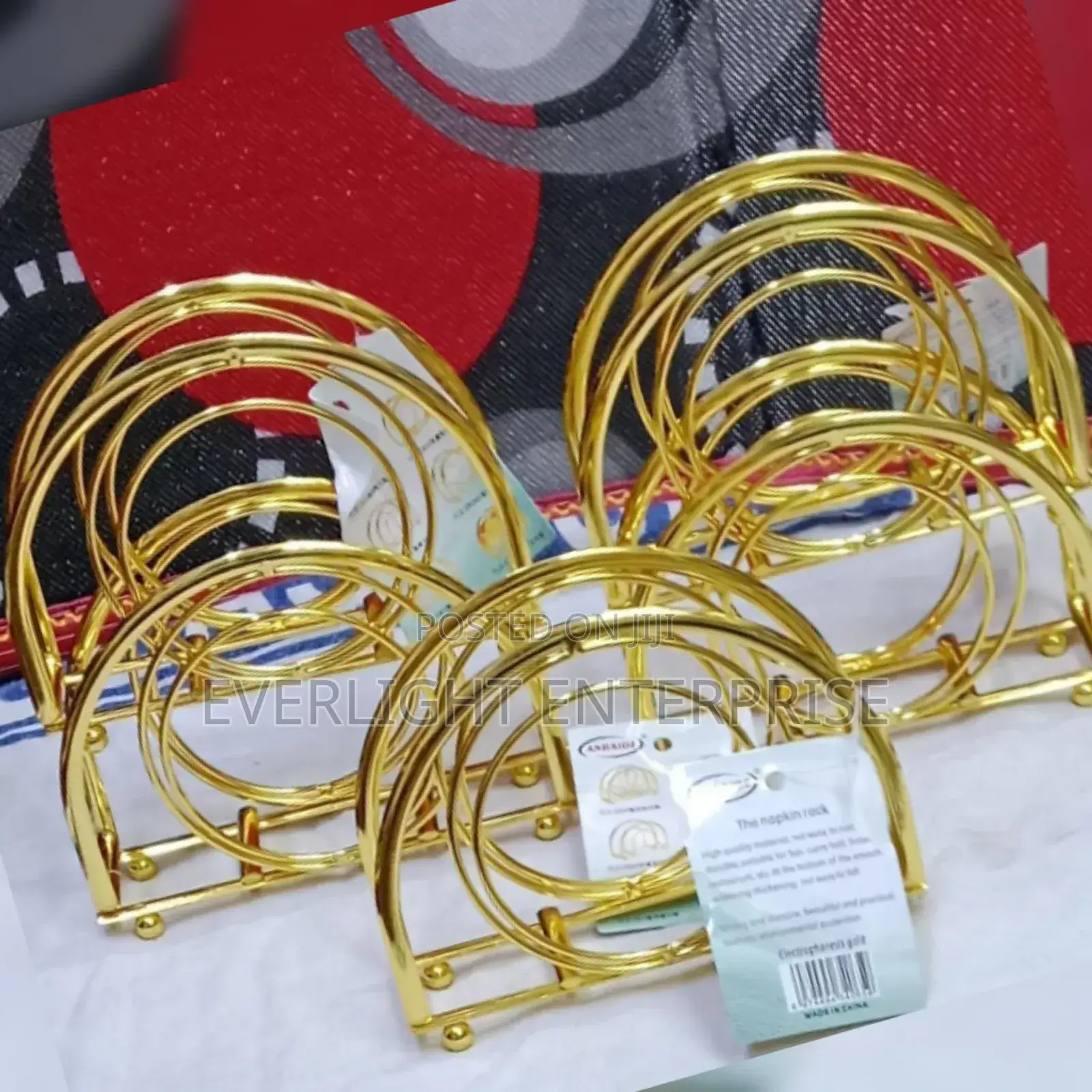 Gold Serviette Holder