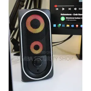 Original Hp Dhe-6001 Wired RGB Gaming Speakers Led Pc Laptop Computer