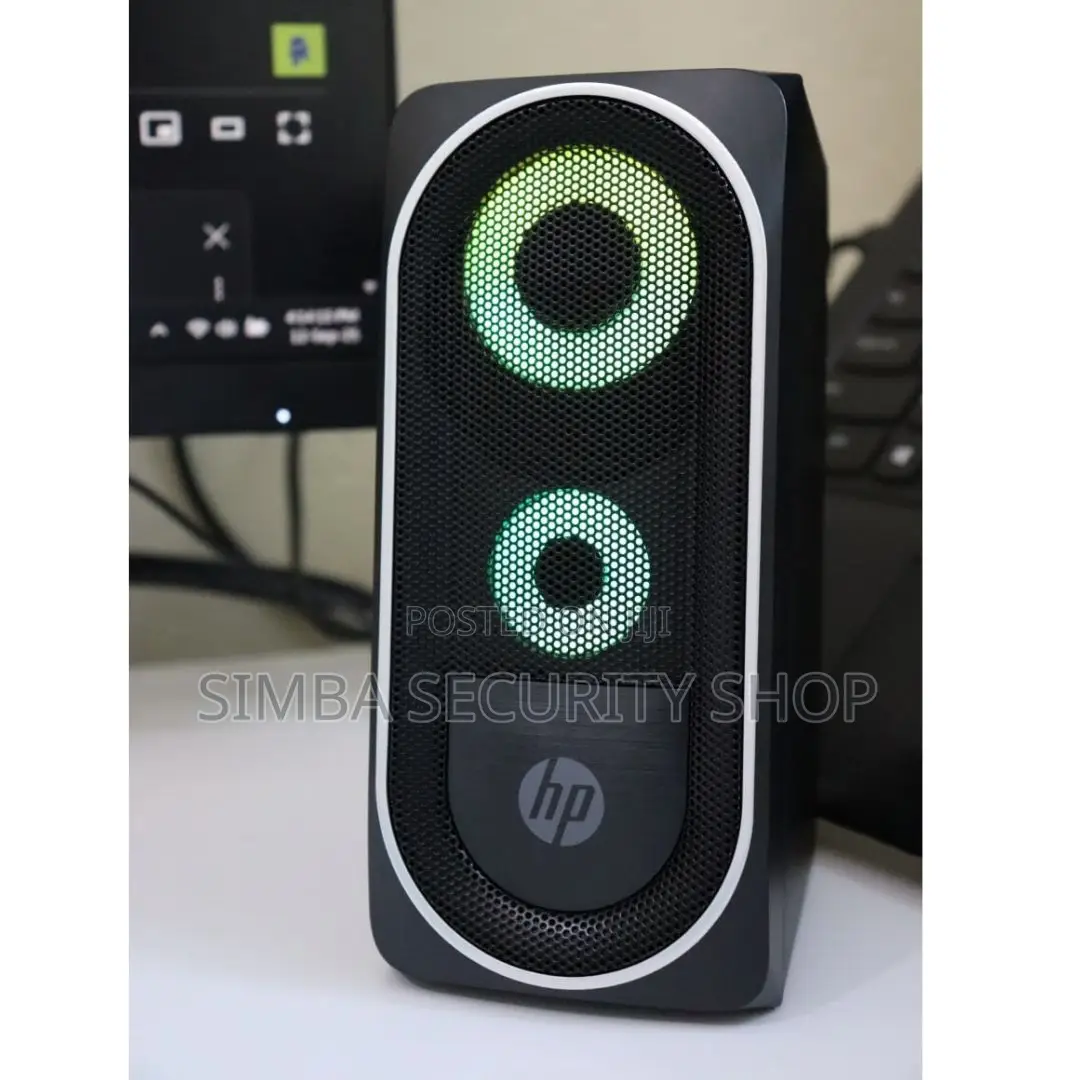 Original Hp Dhe-6001 Wired RGB Gaming Speakers Led Pc Laptop Computer