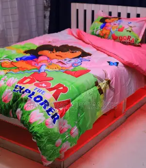 Cartoon Themed Duvets
1 Bedsheet
1 Pillowcase 
Size:4*6