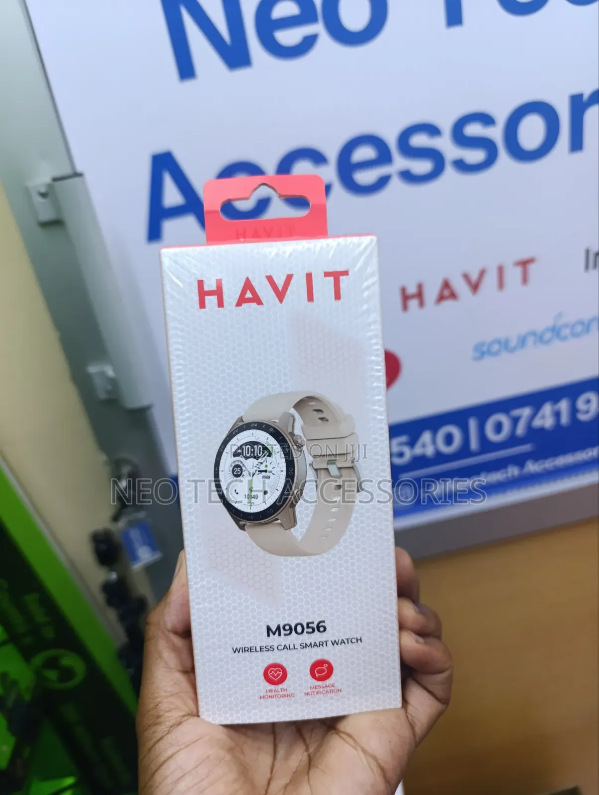 Havit M9056 Amoled Screen Smart Watch (Pink)