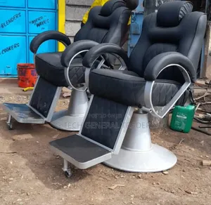 Executive Heavy Duty Barberstool With Round Heavy Base