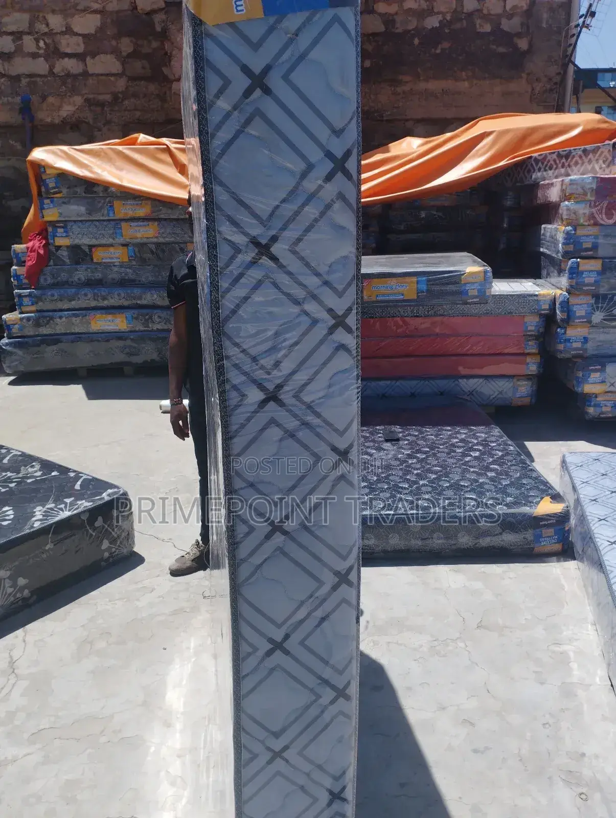 Superfoam Morning Glory 5x6x8 Quilted Mattress Medium Density
