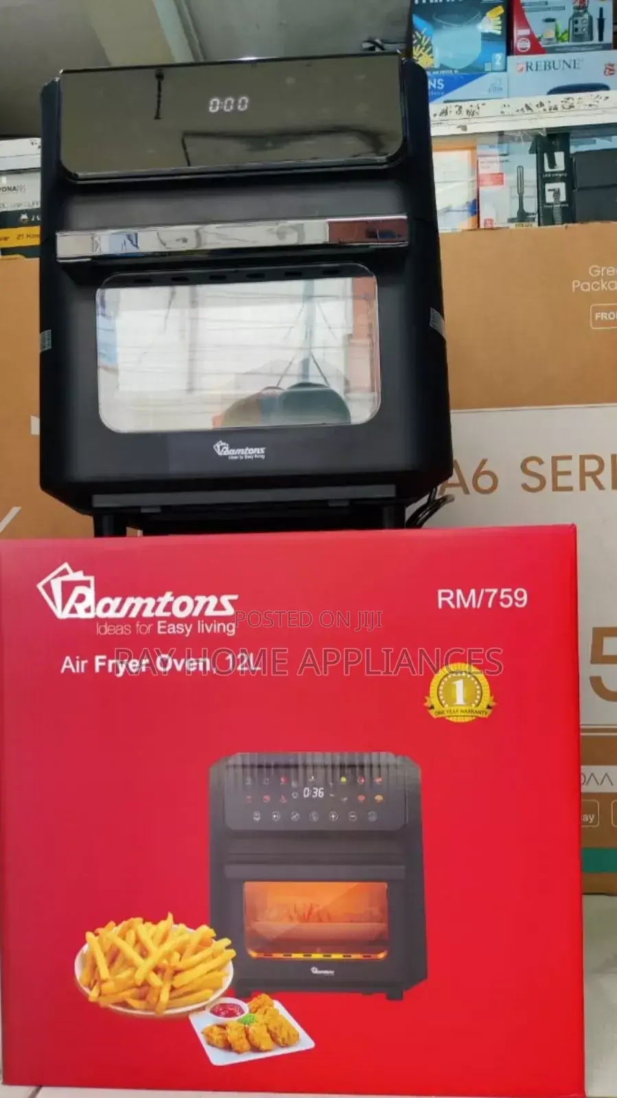 12litres Ramtons Air Fryer and Oven