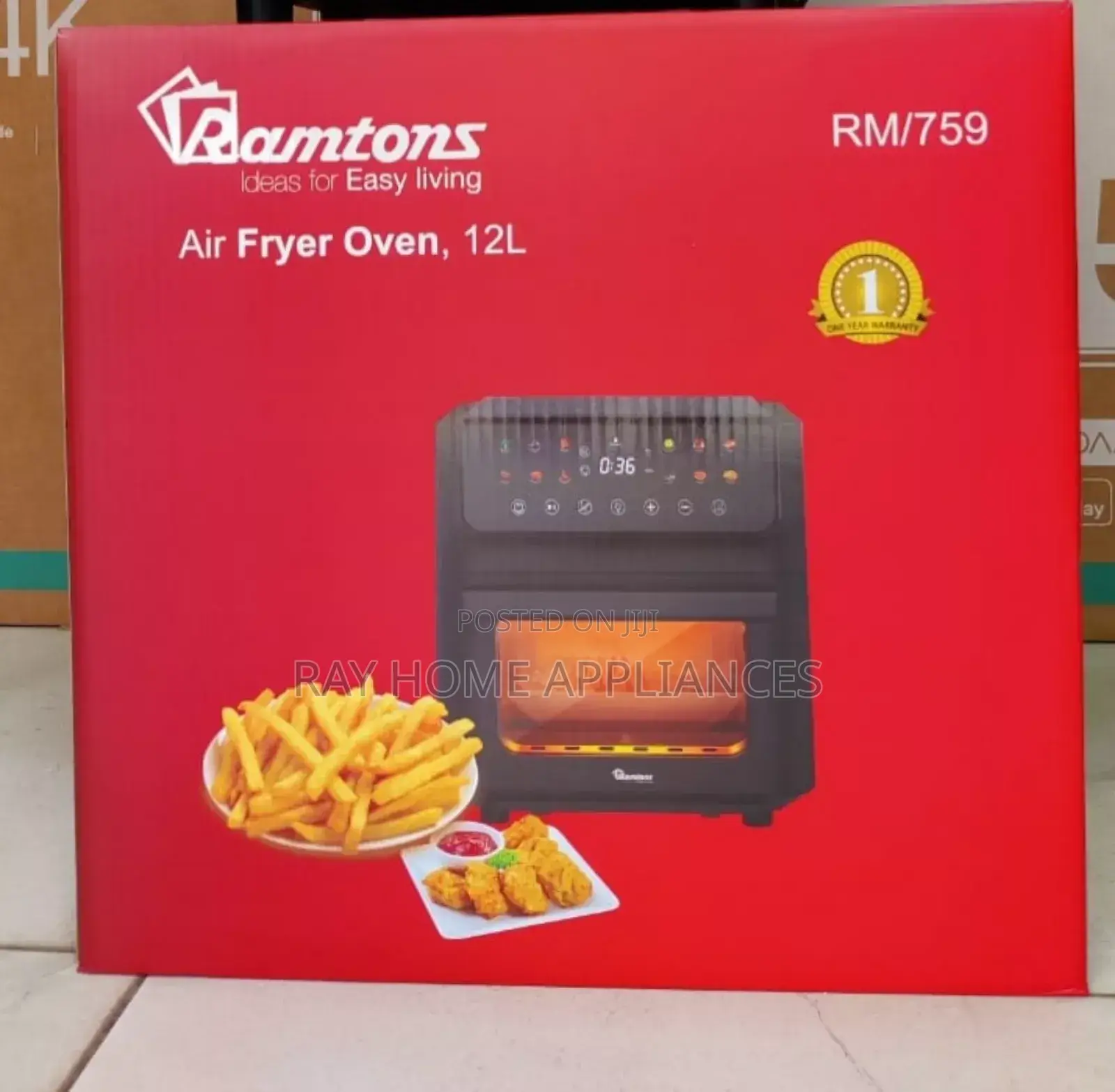 Ramtons 12litres Air Fryer and Oven