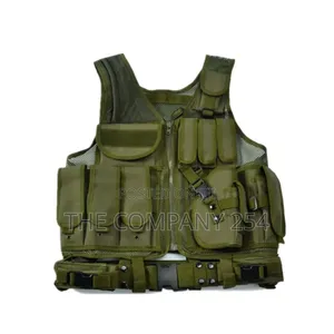 Outdoor Tactical Vest Fitness Shooting Webbing Vest With Molle Gear