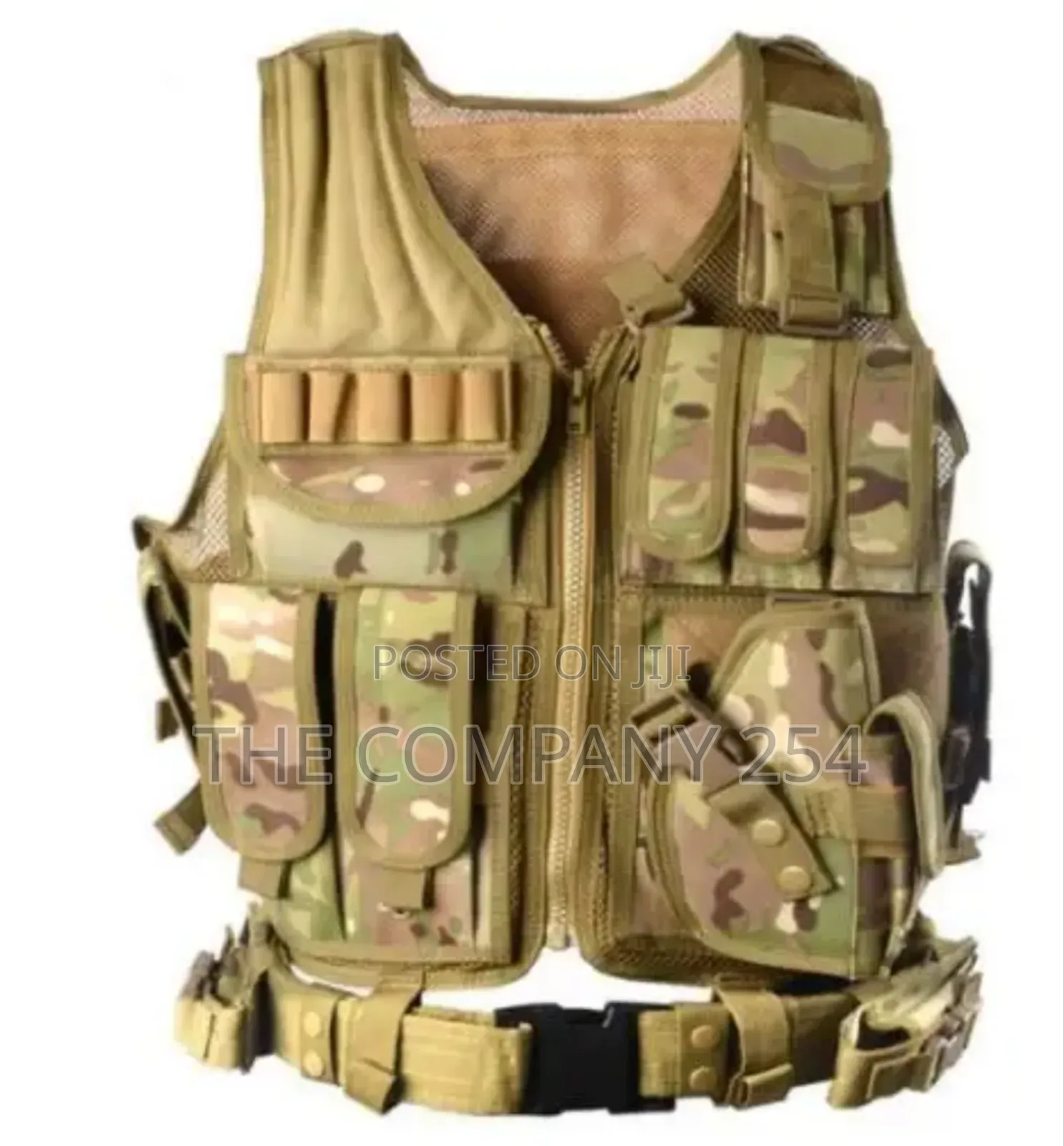 Outdoor Tactical Vest Fitness Shooting Webbing Vest With Molle Gear