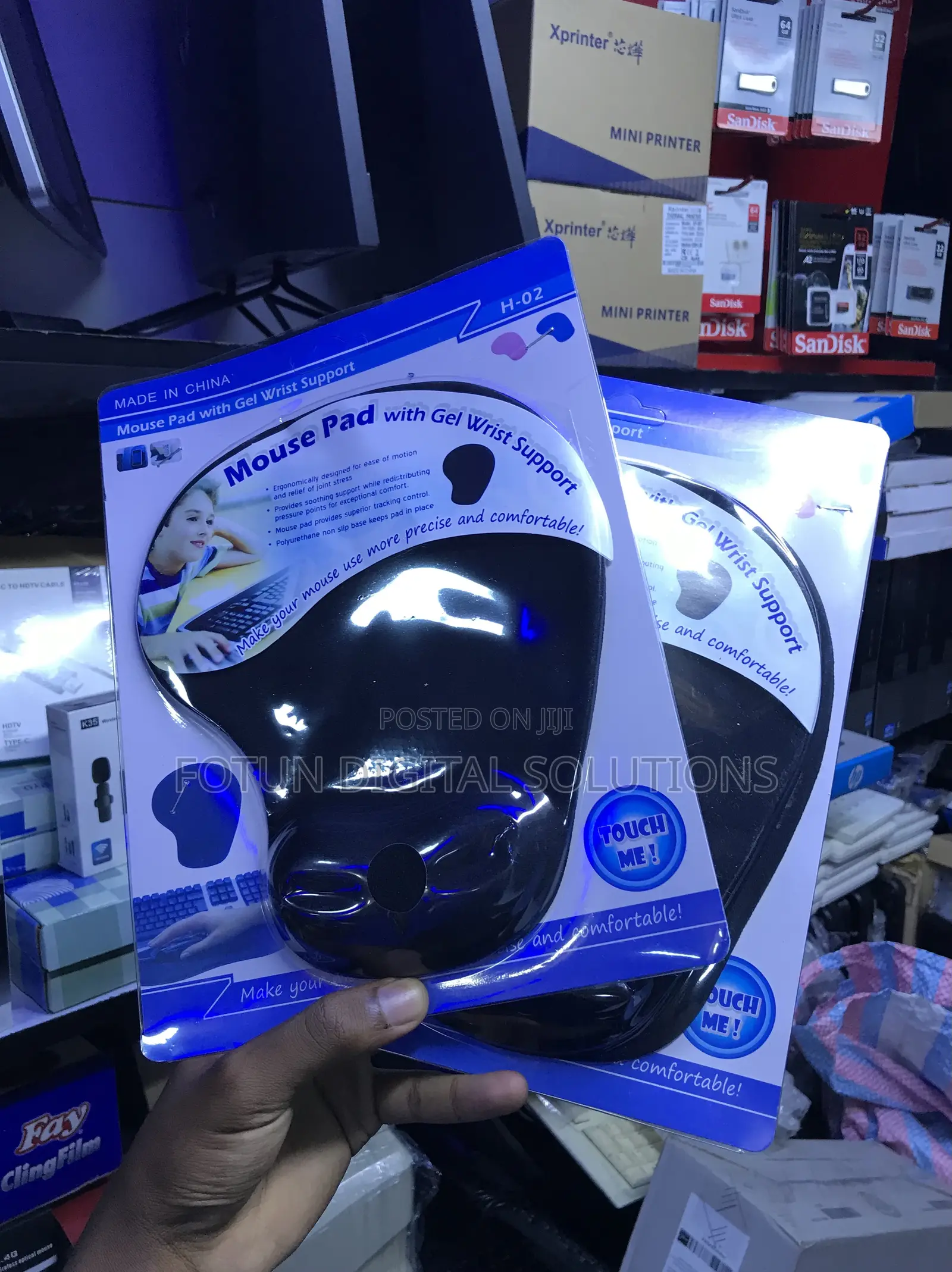 Ergonomic Mouse Pad With Gel Wrist Rest - Comfort Support for Office