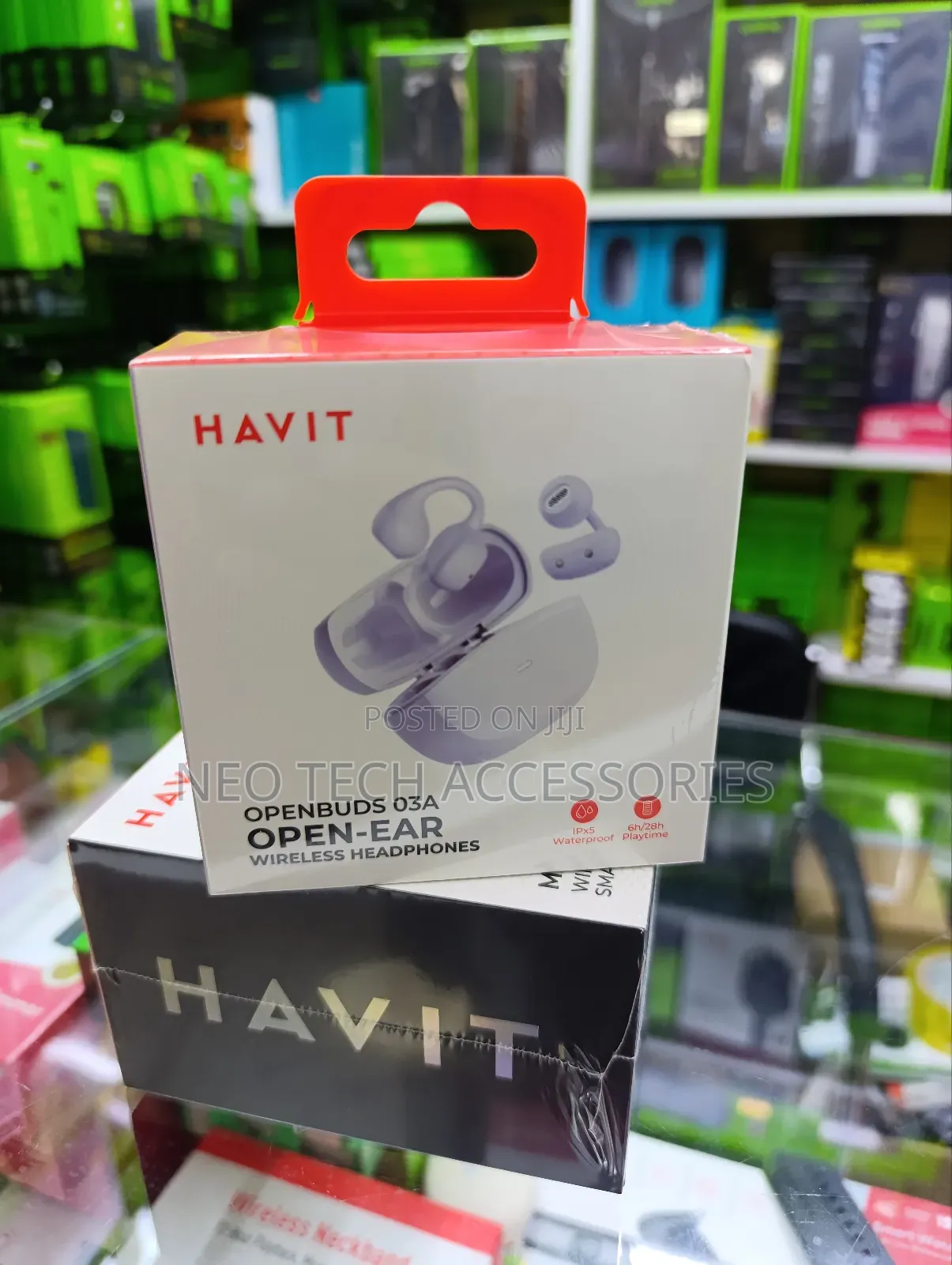 Havit Open Buds 03a Open-Ear Wireless Headphones (Purple)