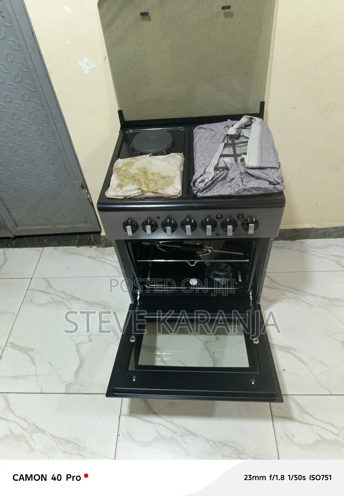Standing Gas Cooker, Electric Oven 60*60 3+1