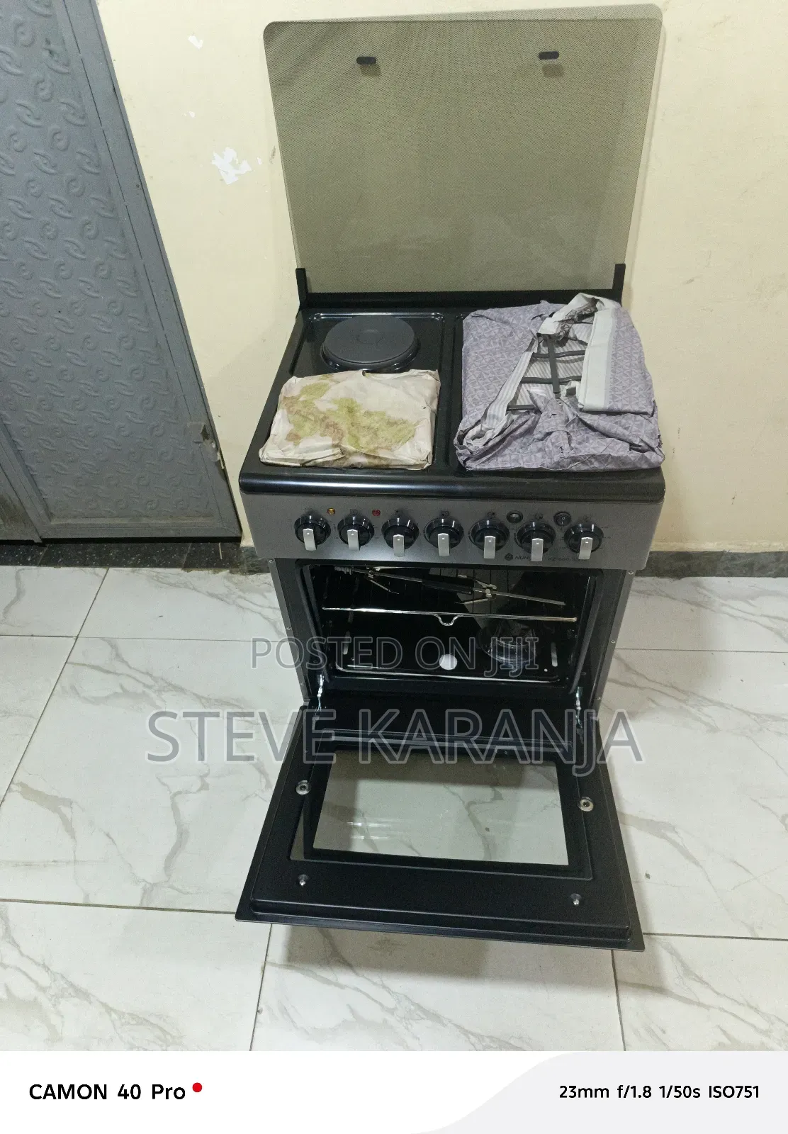 Standing Gas Cooker, Electric Oven 60*60 3+1