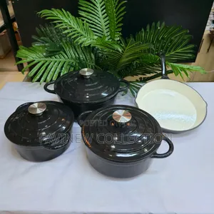 7pcs Enamel Cast Iron Cooking Pots