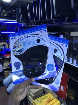 Compact Gel Wrist Rest Mouse Pad - Portable for Laptops Travel - main view