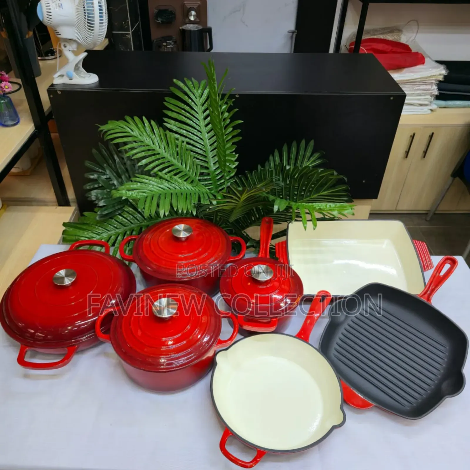 Raw Cast Iron Cooking Pots 11pcs