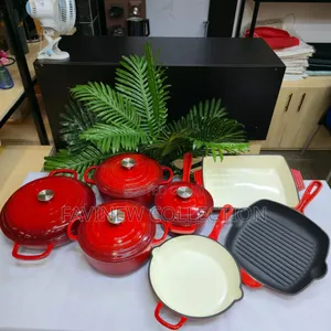 Raw Cast Iron Cooking Pots 11pcs