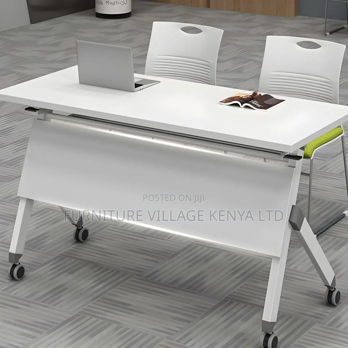 Modern Folding Desk With Wheels