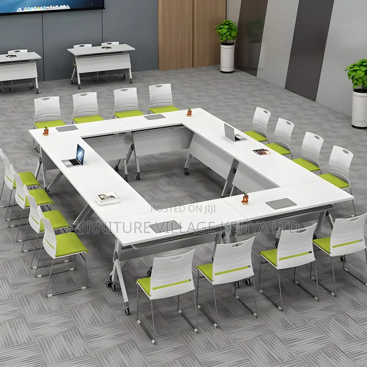 Modern Folding Desk With Wheels