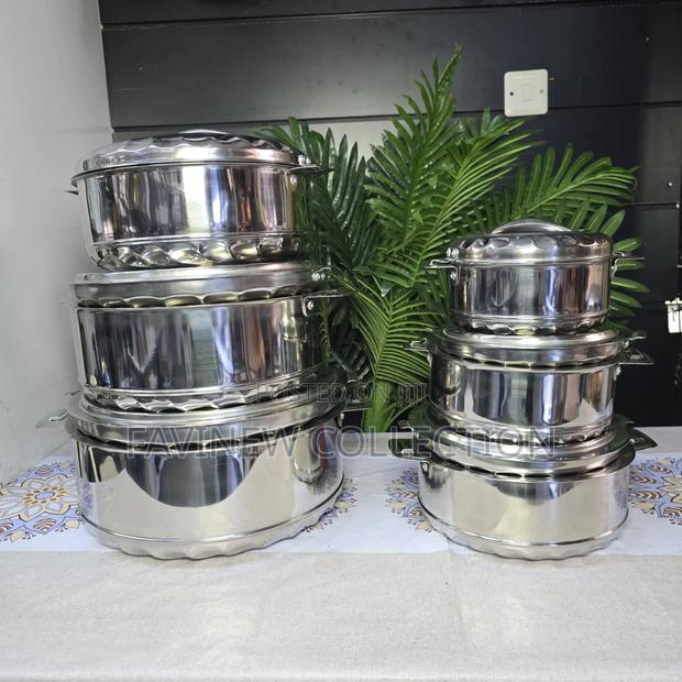 6pc Stainless Steel Hotpots