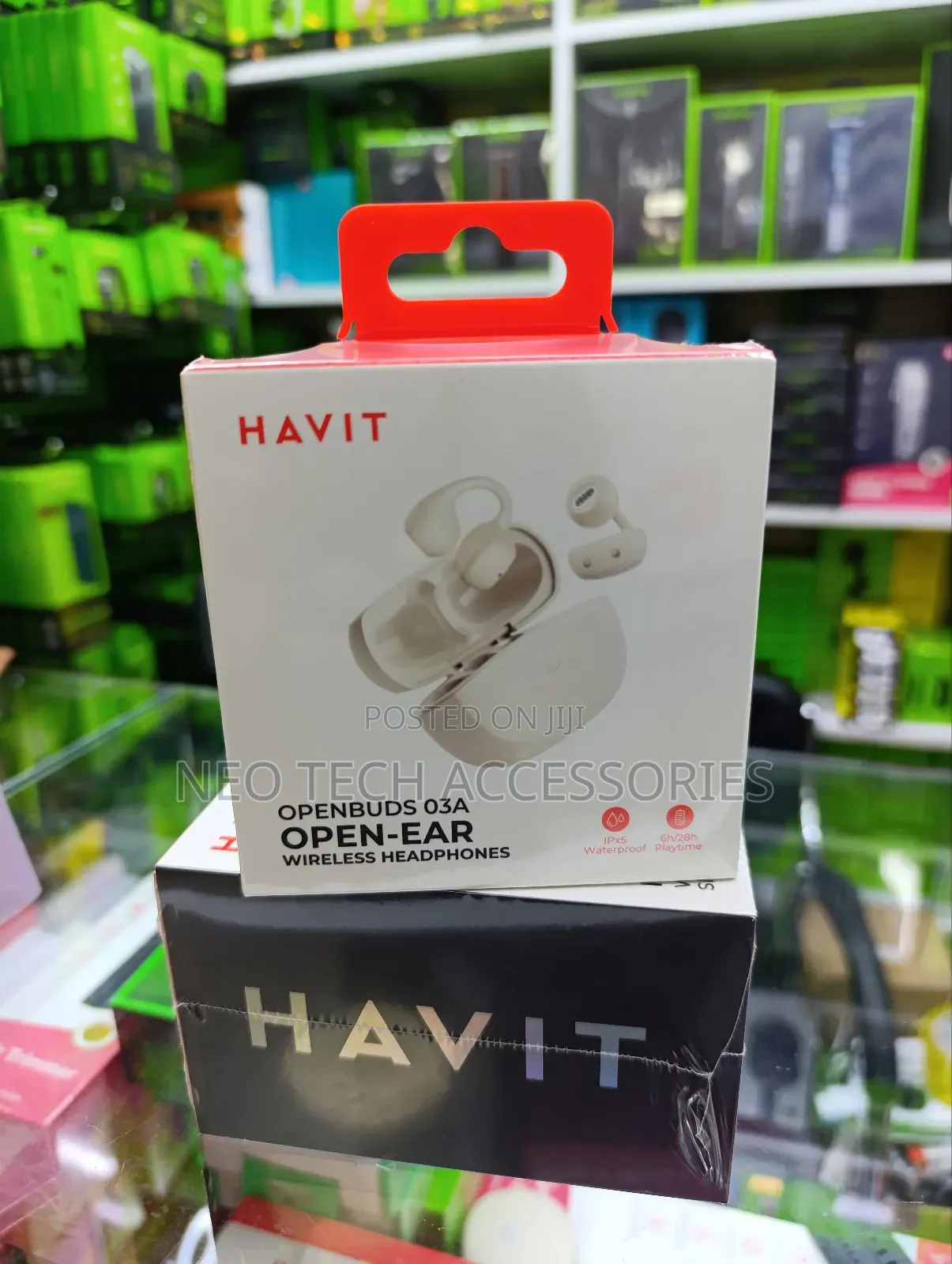 Havit Openbuds O3a Open-Ear Wireless Headphones ( Beige)