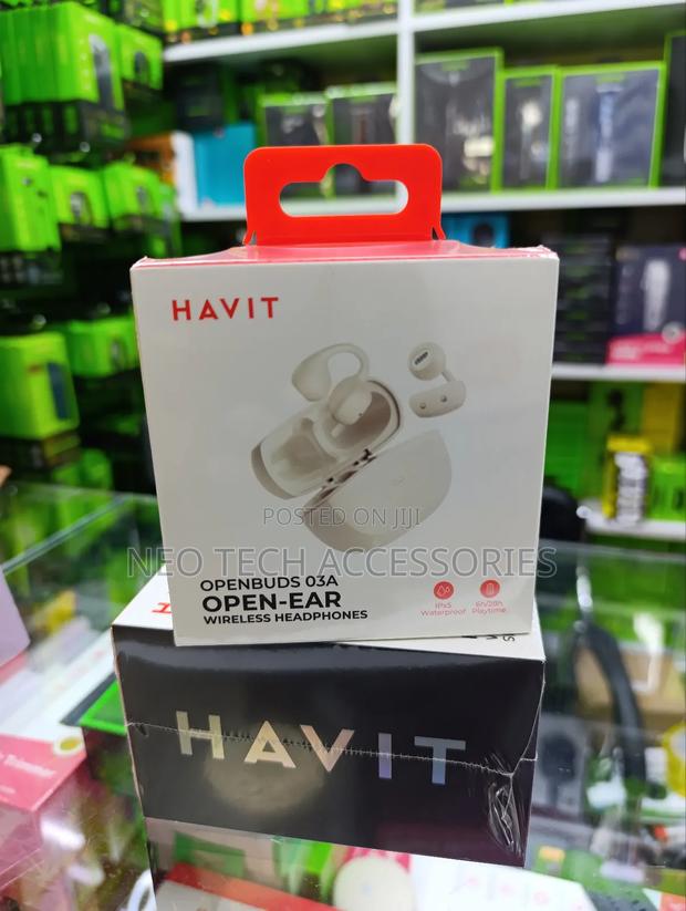 Havit Openbuds O3a Open-Ear Wireless Headphones ( Beige) - thumbnail 2