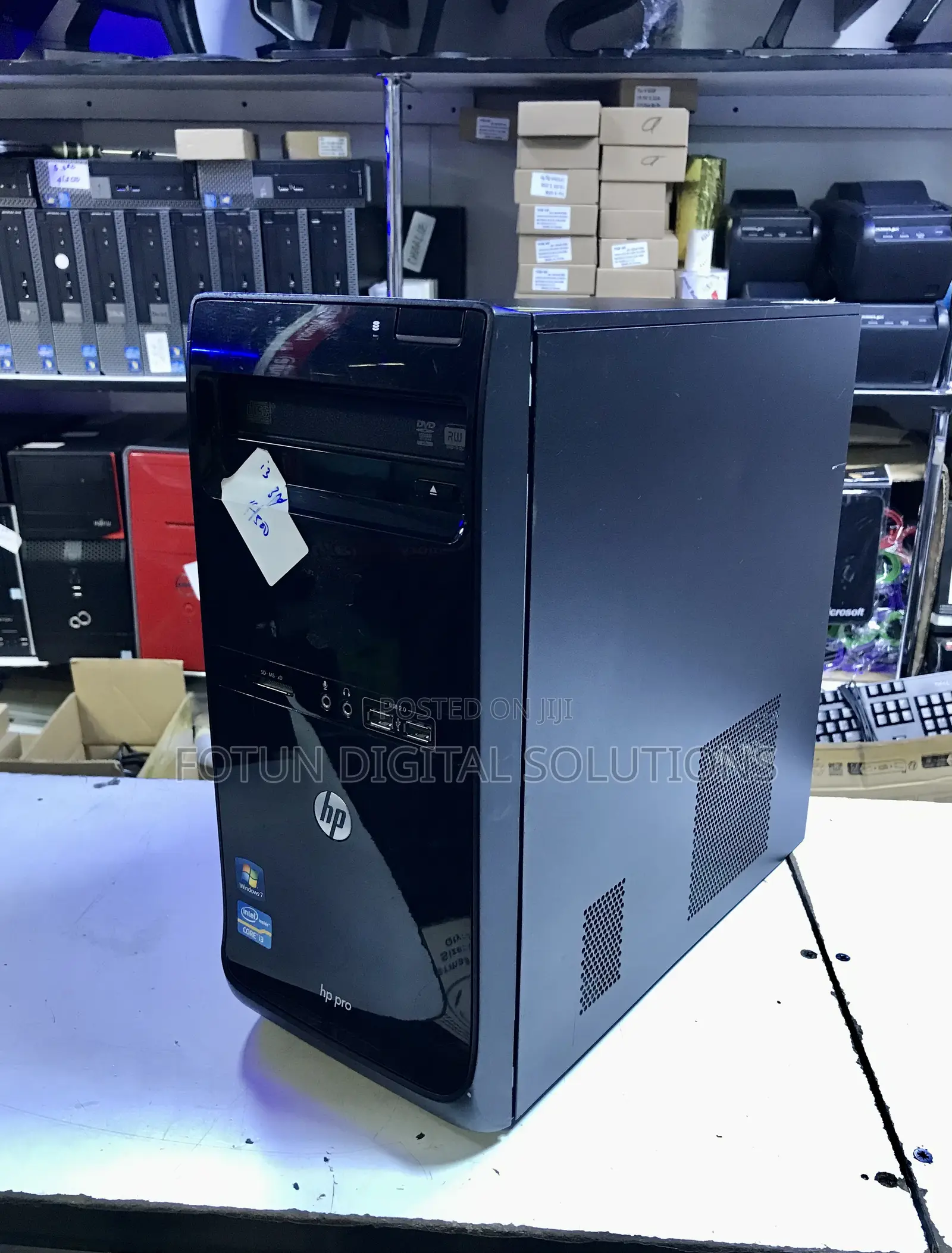 Hp Pro Small Form Factor System - I3-3220, 4gb Ddr3, 500gb HDD