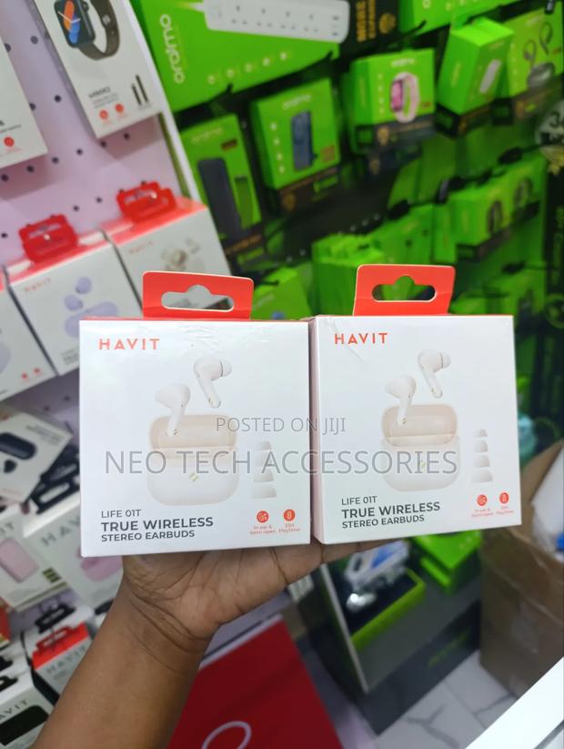 Havit Life 01t True Wireless Earbuds (Pink) - main view