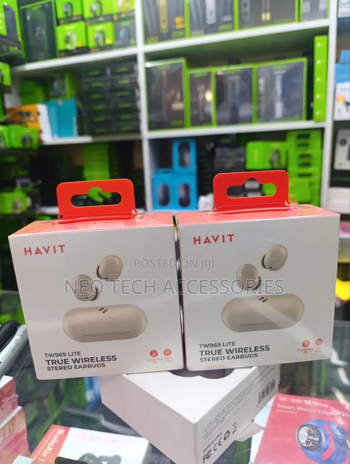 Havit Tw969 Lite Wireless Earbuds ( Beige)