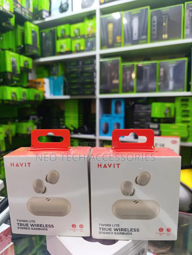 Havit Tw969 Lite Wireless Earbuds ( Beige) - thumbnail 2