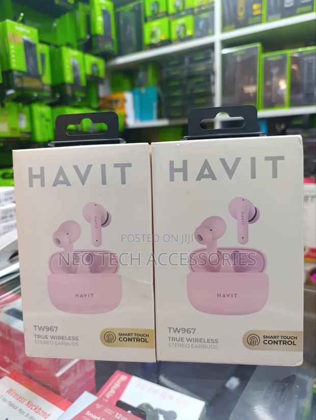 Havit Tw967 True Wireless Earbuds ( Pink)