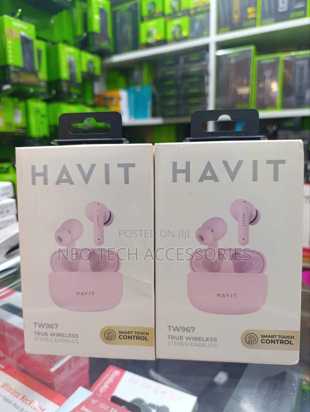 Havit Tw967 True Wireless Earbuds ( Pink) - thumbnail 3