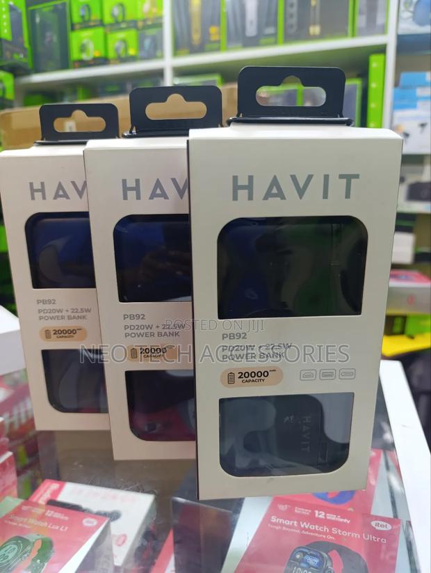 Havit Pb92 20000mah Capacity Powerbank (Pd20w+22.5w)