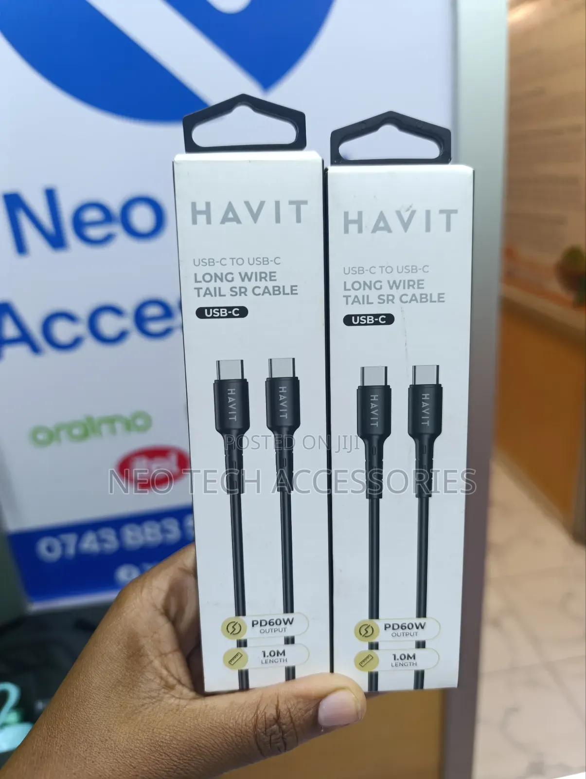 Havit 1m Usb -C to Usb -C 60w Cable