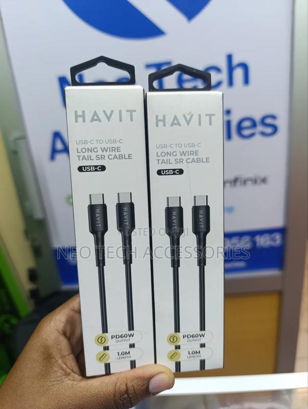 Havit 1m Usb -C to Usb -C 60w Cable