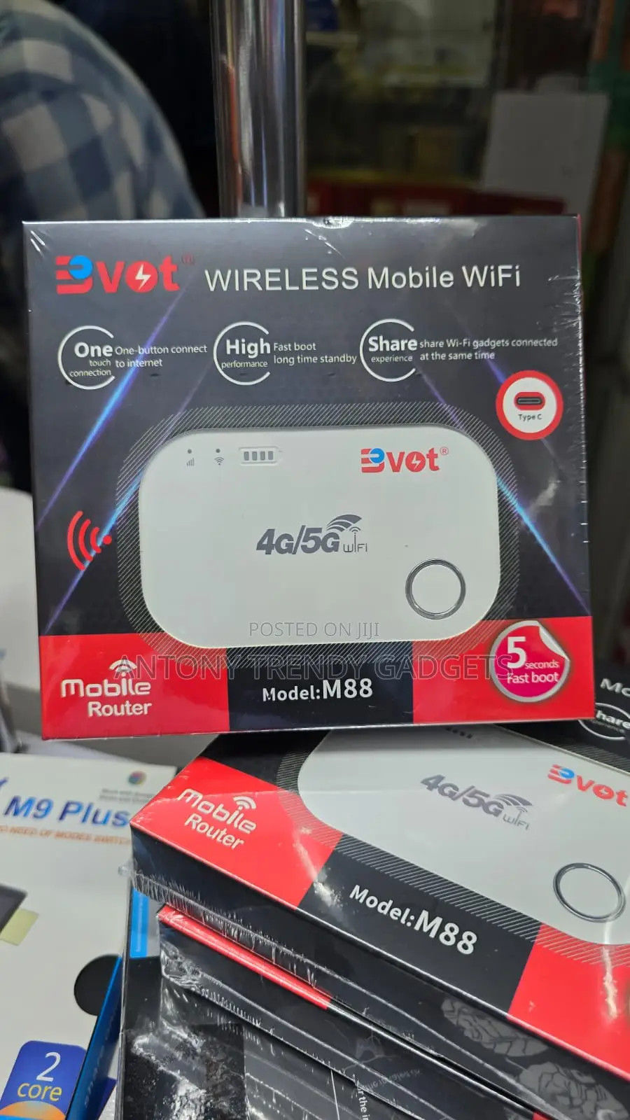 Bvot M88 Unlocked Mobile Wifi Router Type-c