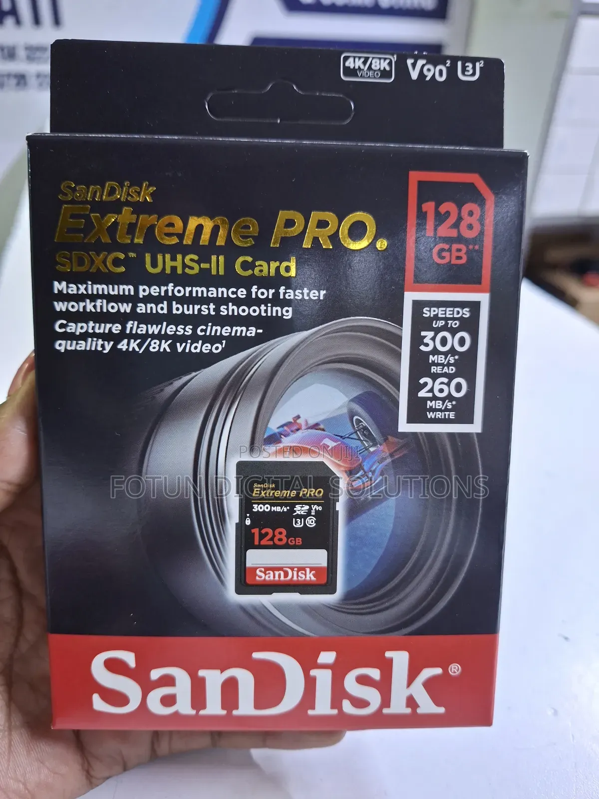 Sandisk 128gb Extreme Pro 300mb/S Microsdxc Card
