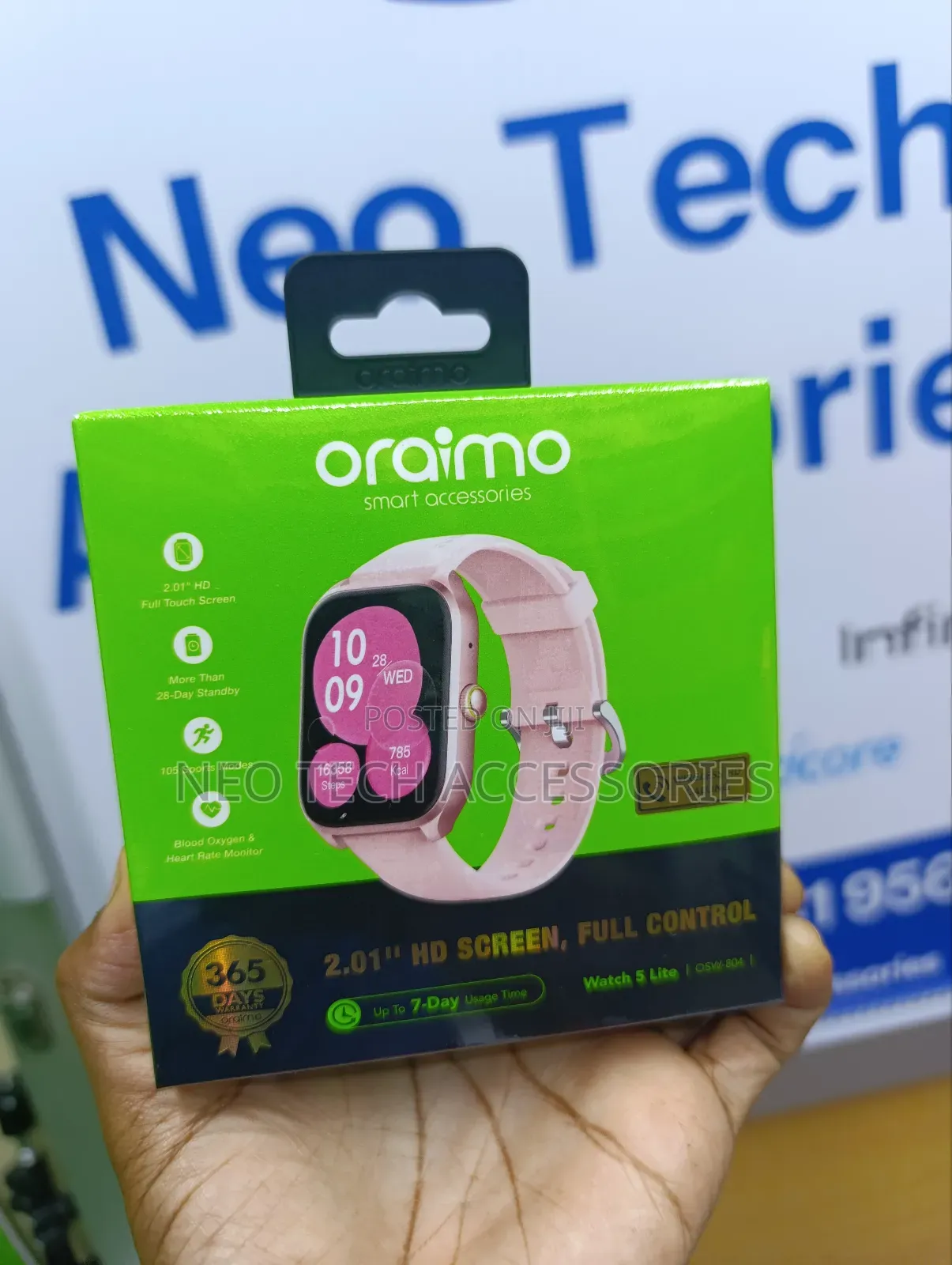 Oraimo Watch 5 Lite ( Pink)