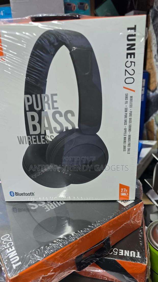 Jbl Tune 520 Bluetooth Headphones 27h Playtime