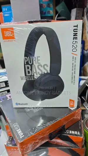 Original Jbl Tune 520 Pure Bass Bluetooth Headset