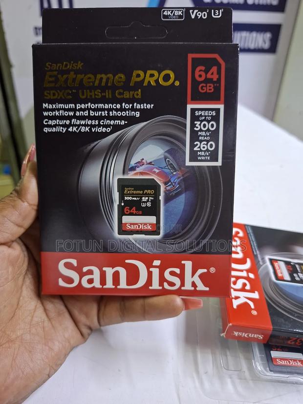 Sandisk Extreme Pro 64gb Gb Speed 300mb/S