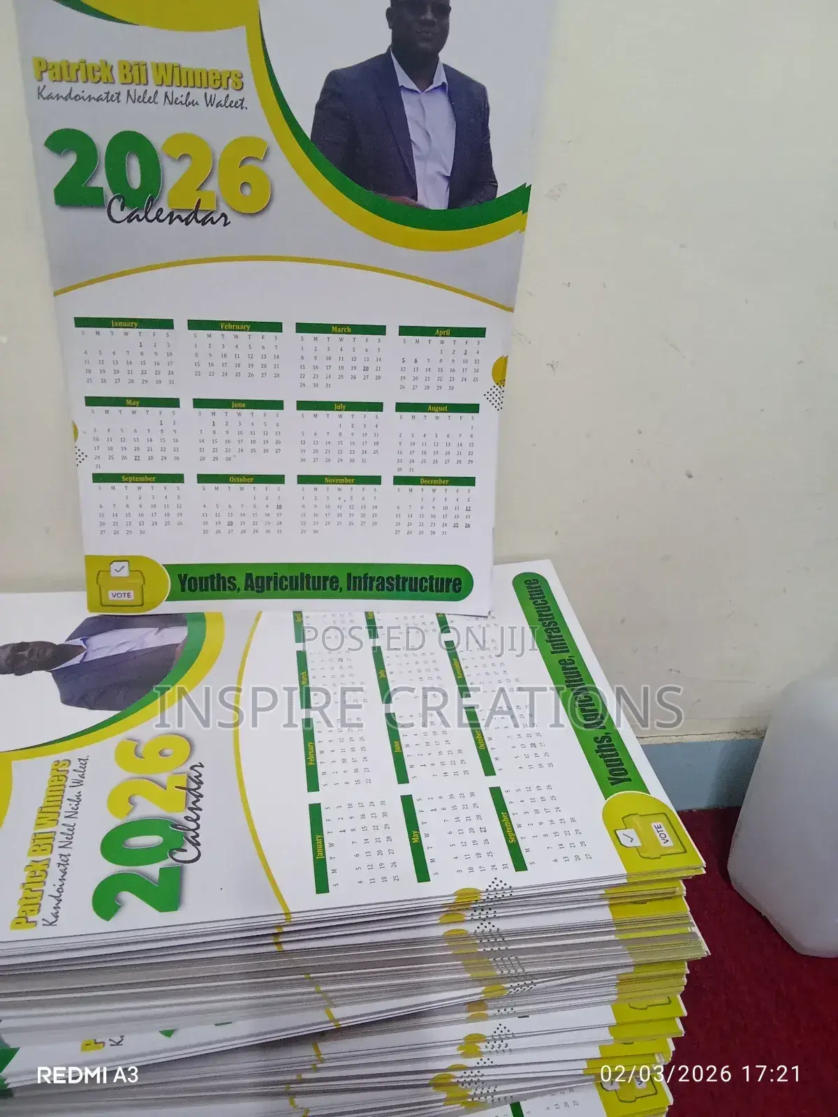 Bulk A3 Calendars, '';;