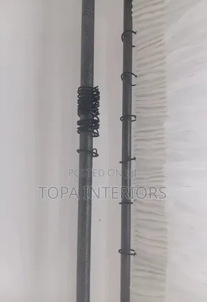 Strong Non Rusting Powder Coated Jua Kali Curtain Rods Per Metre